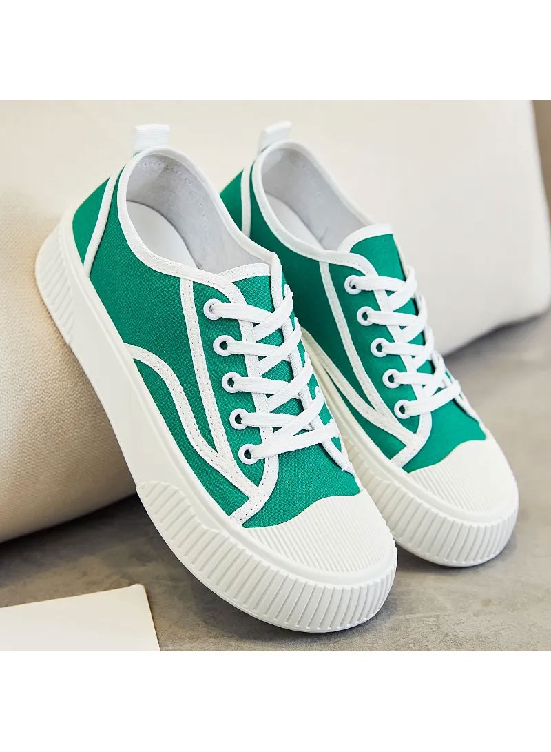Women s Comfortable Stylish Sneakers G H1 Green ishtari