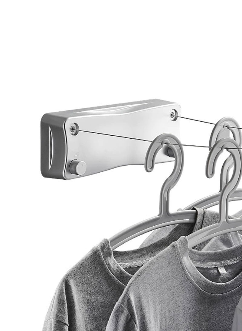 Simple Retractable Double Line Indoor Air Clothesline 4.2m 30Kg