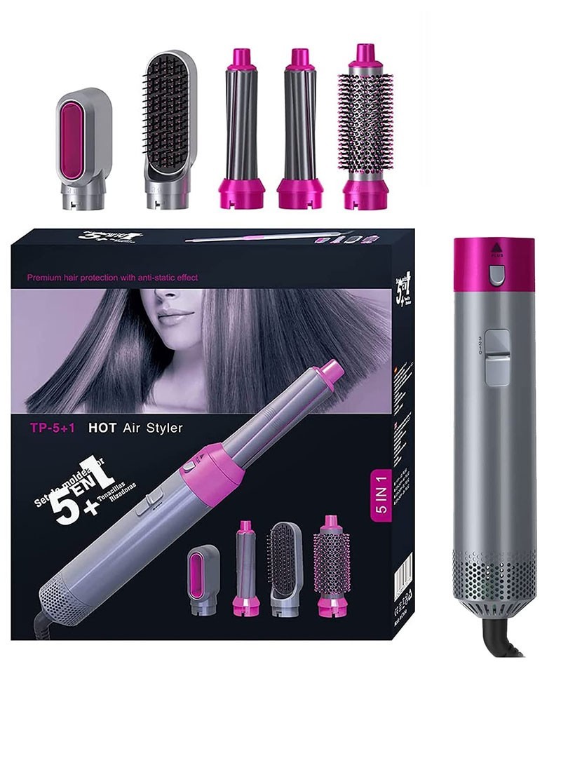 1000W 5-in-1 Hot Air Style Hair Straightener Set TP-5+1