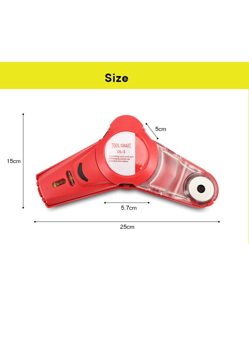Suction cup store laser level