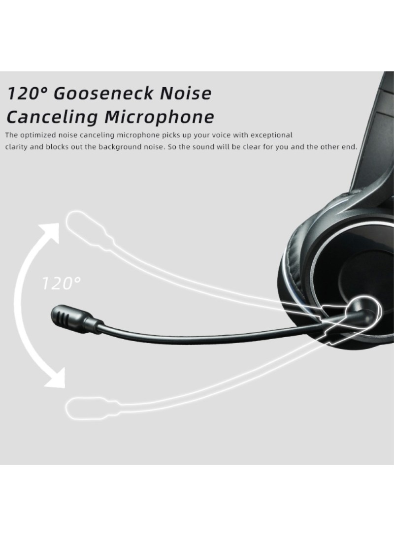 Headset with microphone that clearance blocks out background noise