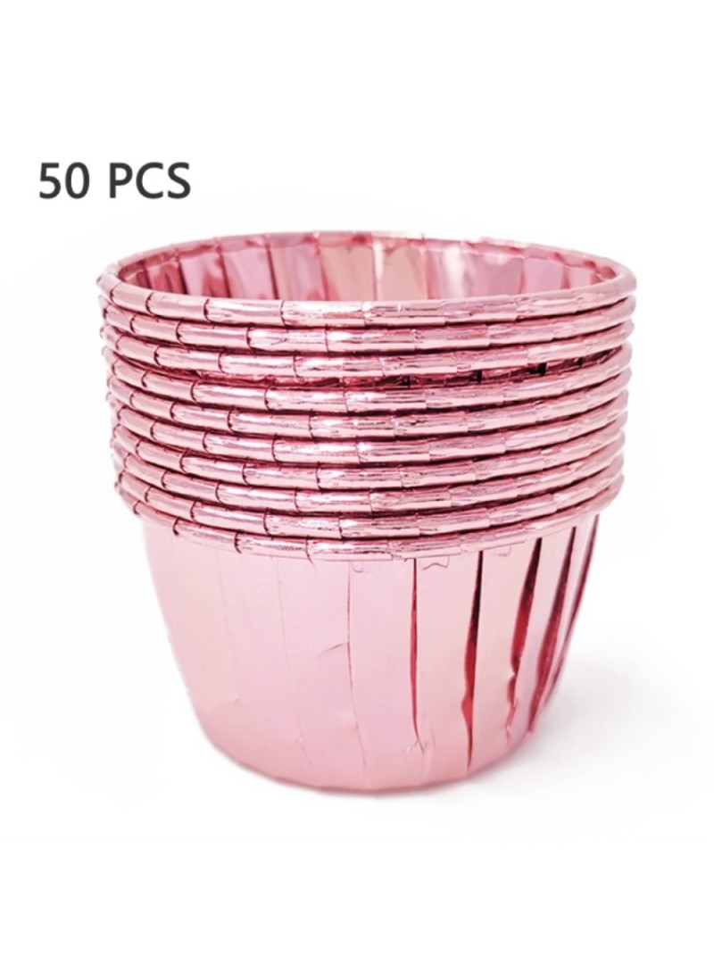 50pcs Cupcake Liners Pink